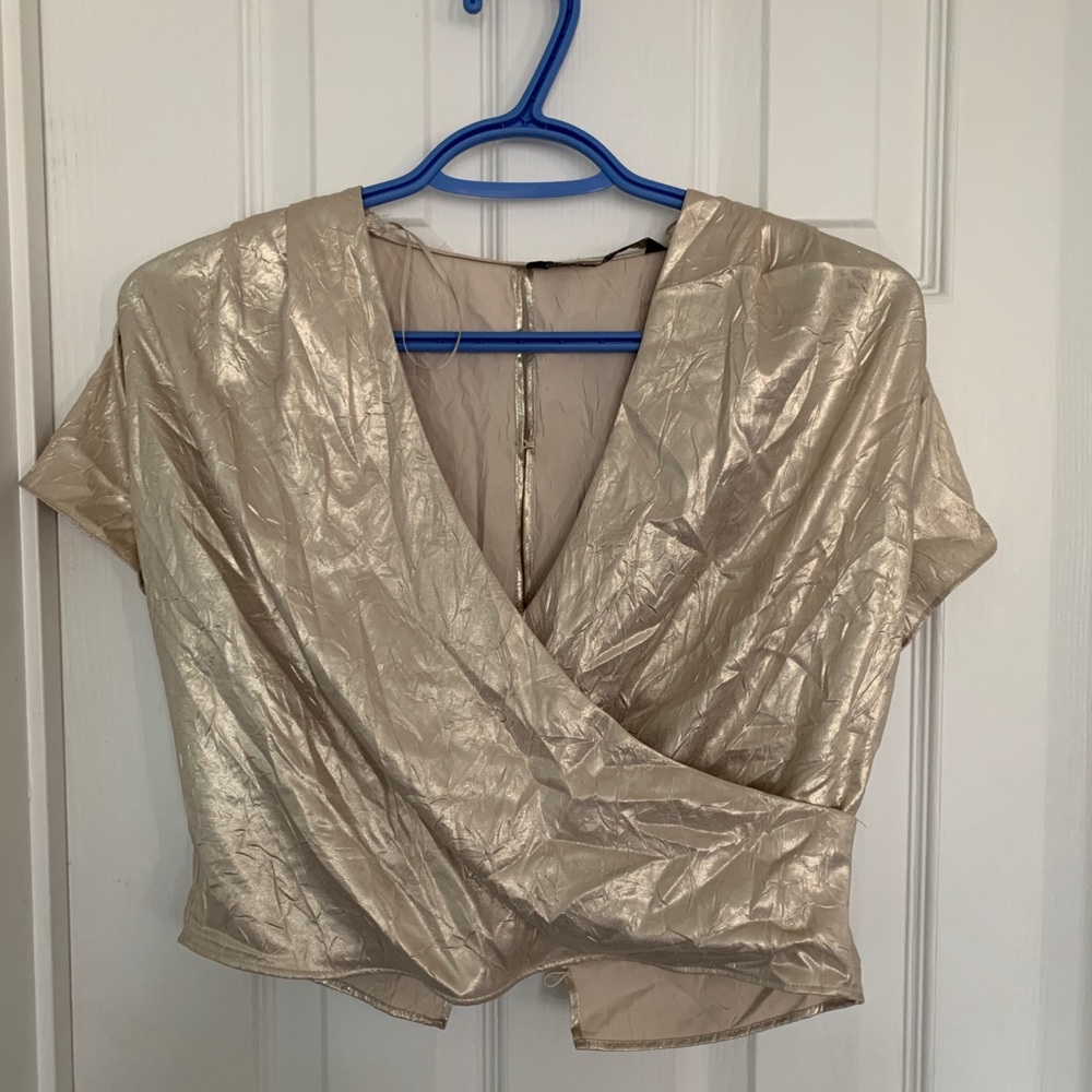 Gold blouse
